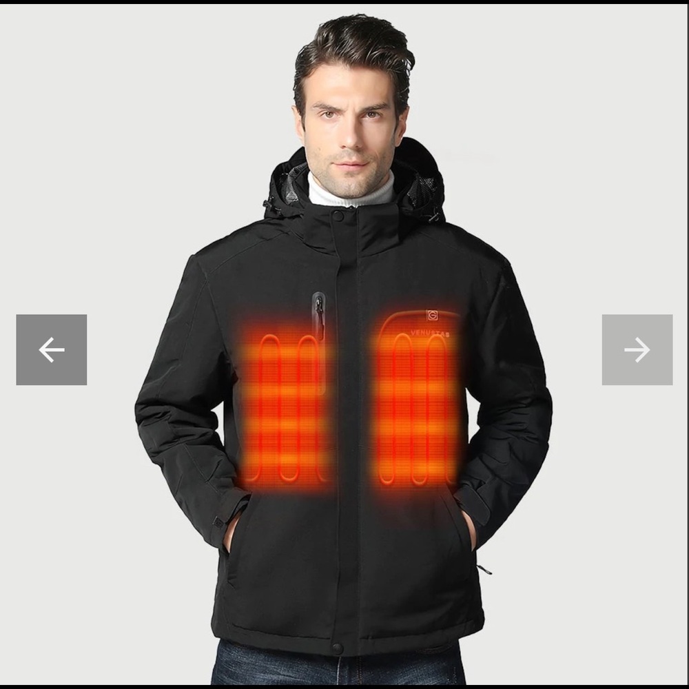 Men's Heated Jacket 5V with Detachable